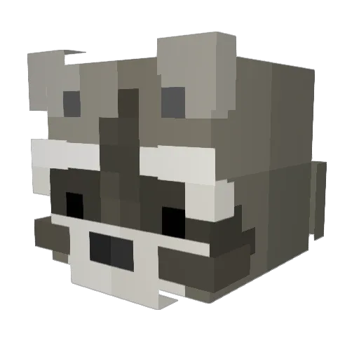 Stinkbaum Minecraft avatar head, 3D render