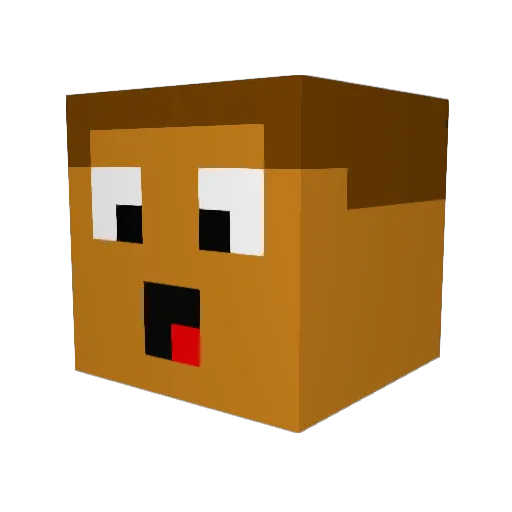 Stinkende_Soja Minecraft avatar head, 3D render