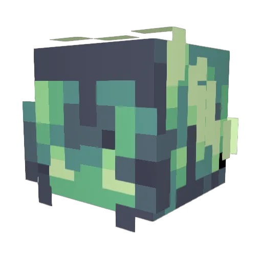 Stinkforts Minecraft avatar head, 3D render