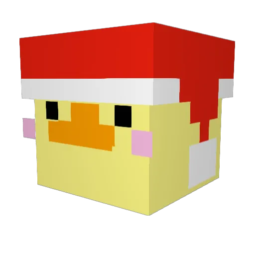 StinkiePinky Minecraft avatar head, 3D render
