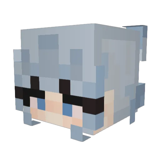 Stinkiemonke Minecraft avatar head, 3D render