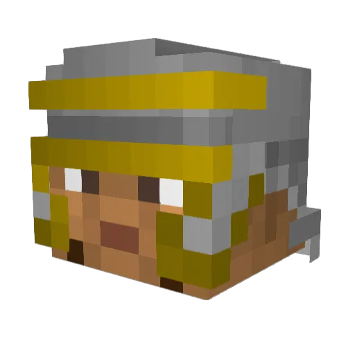 StinkoSupremeo Minecraft avatar head, 3D render