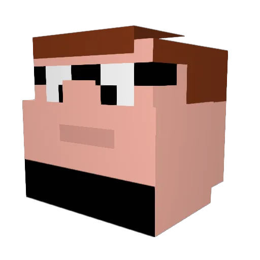 StinkusMagee Minecraft avatar head, 3D render