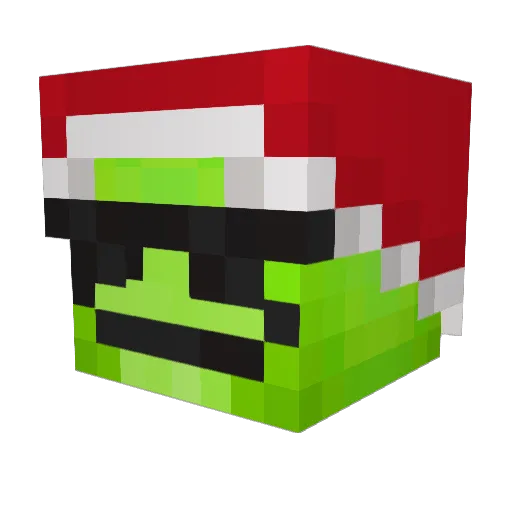 StinkyBETTER Minecraft avatar head, 3D render