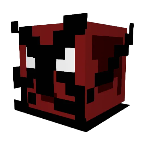 StinkyFoot Minecraft avatar head, 3D render