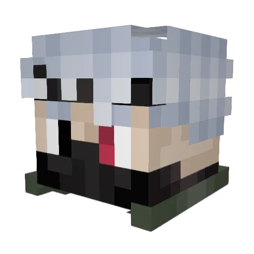 StinkyPinky0 Minecraft avatar head, 3D render