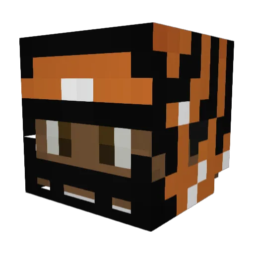 StinkyStrawberry Minecraft avatar head, 3D render