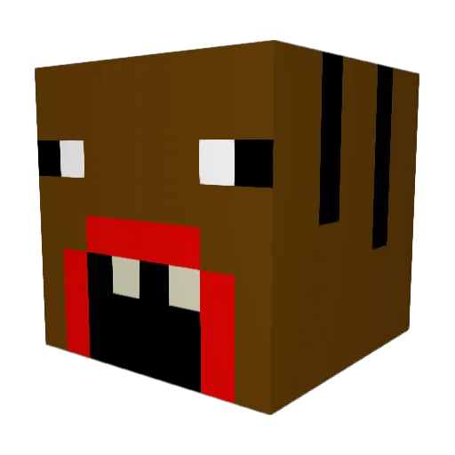 StinkyWeenie24 Minecraft avatar head, 3D render