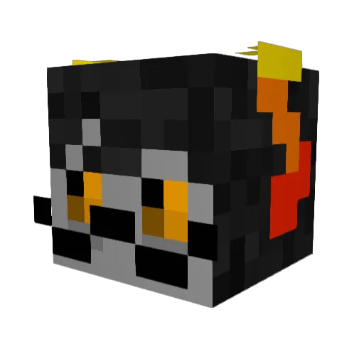 StinkyYeena Minecraft avatar head, 3D render