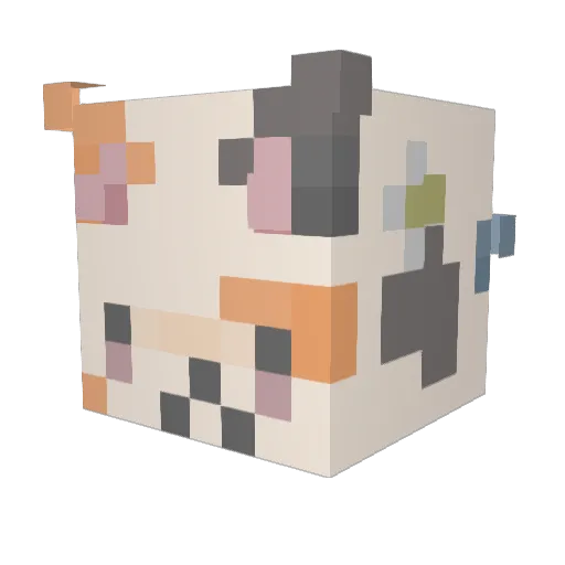 Stinkyfed10 Minecraft avatar head, 3D render