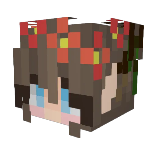 Stinkyyboii Minecraft avatar head, 3D render