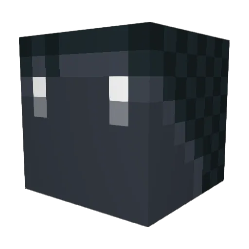 Stionus Minecraft avatar head, 3D render