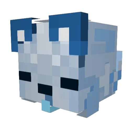 StirlingSwift Minecraft avatar head, 3D render