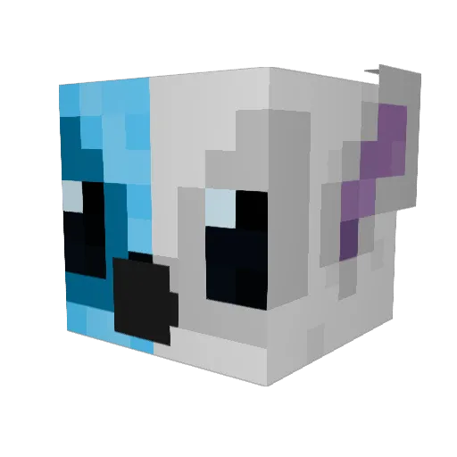 StitchNZ Minecraft avatar head, 3D render