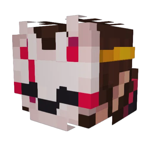 StitchSprites Minecraft avatar head, 3D render