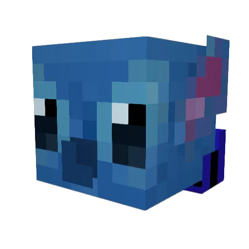 Stitch_BR Minecraft avatar head, 3D render