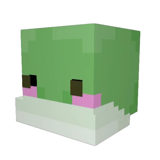 Stitch_Nutella Minecraft avatar head, 3D render