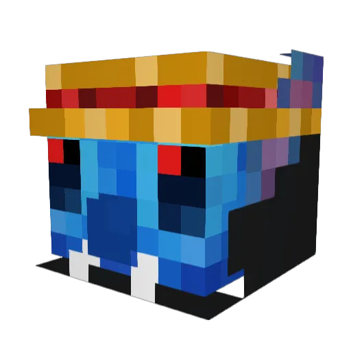 Stitchcpvp Minecraft avatar head, 3D render