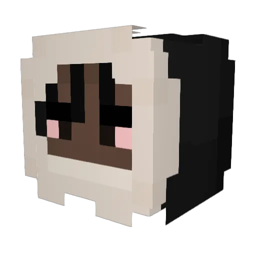 Stitches6260 Minecraft avatar head, 3D render