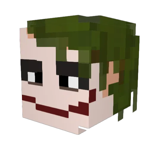 StivenHoking Minecraft avatar head, 3D render