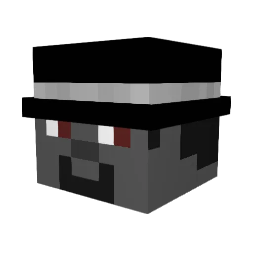 Stivibomba Minecraft avatar head, 3D render