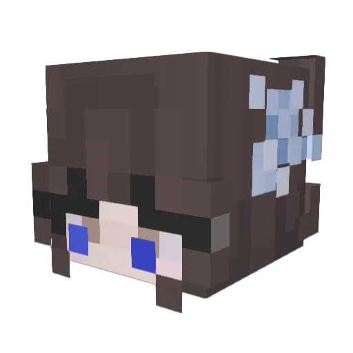 Stix871 Minecraft avatar head, 3D render