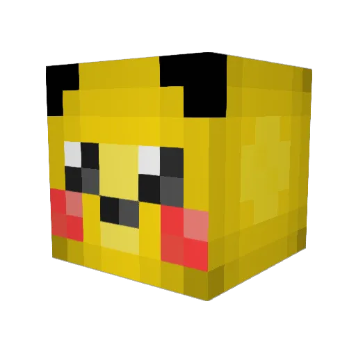 Stiyang Minecraft avatar head, 3D render