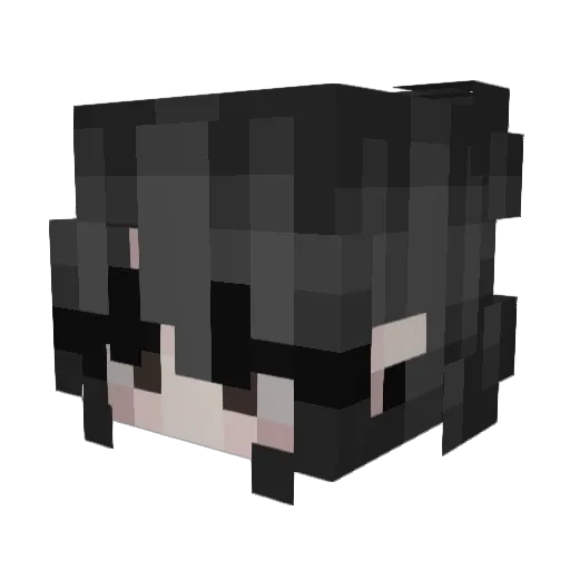 Stmouk Minecraft avatar head, 3D render