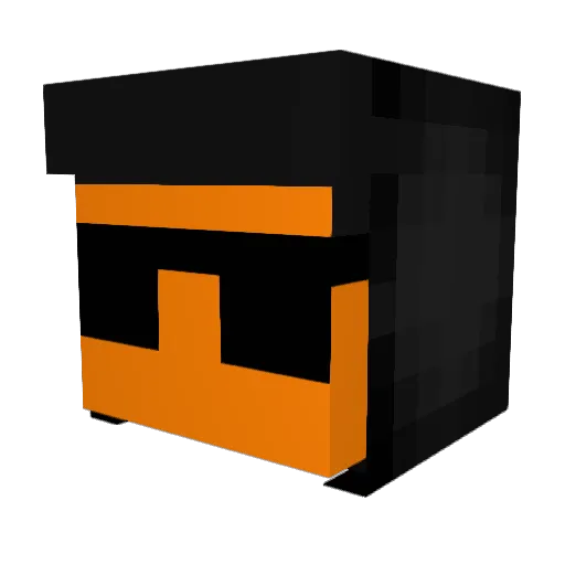 Stnone Minecraft avatar head, 3D render