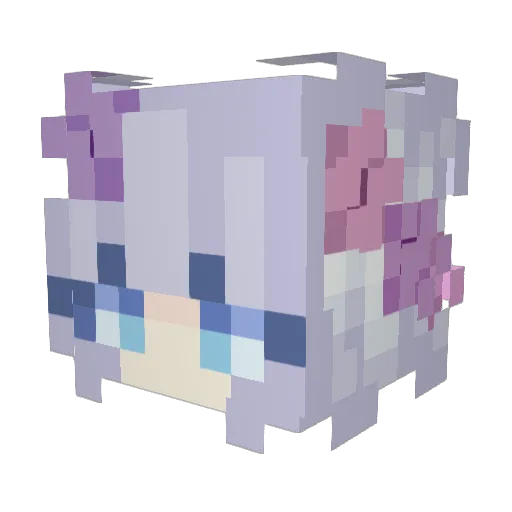 Stoc_king Minecraft avatar head, 3D render