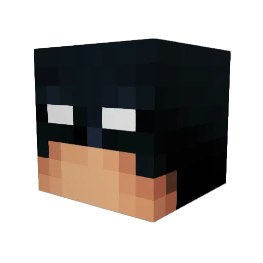 Stocky4639 Minecraft avatar head, 3D render
