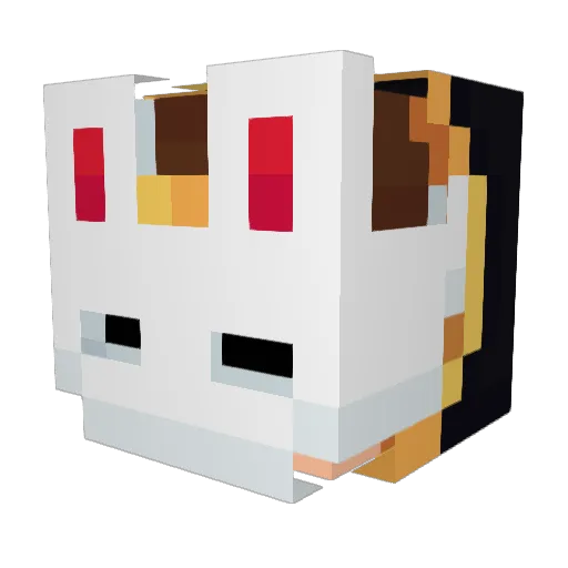 Stodgys Minecraft avatar head, 3D render