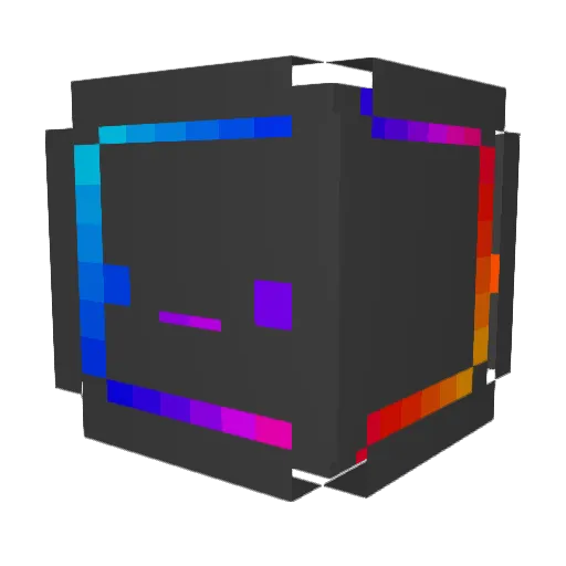 Stoech Minecraft avatar head, 3D render