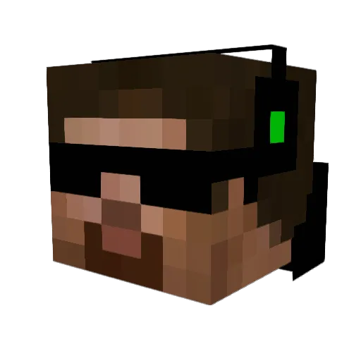 Stoecki94 Minecraft avatar head, 3D render