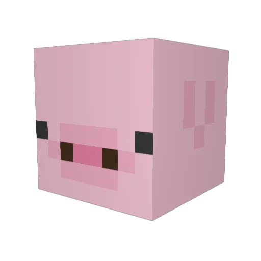 Stoffe00 Minecraft avatar head, 3D render