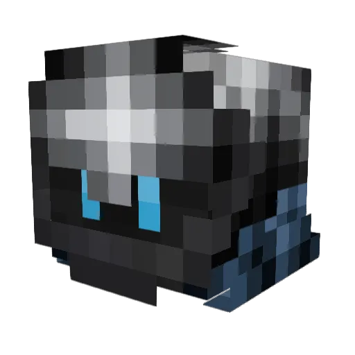 Stoffels_09 Minecraft avatar head, 3D render