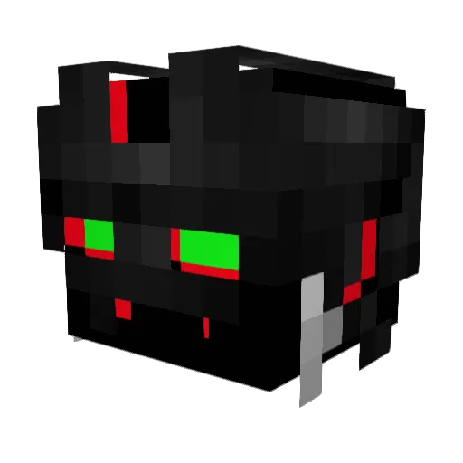 Stoffer444 Minecraft avatar head, 3D render