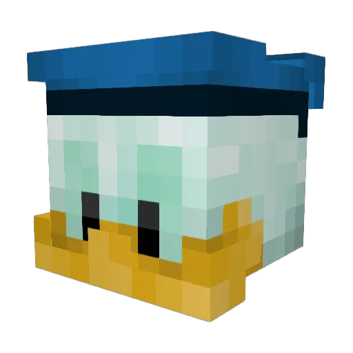 Stoffer62 Minecraft avatar head, 3D render