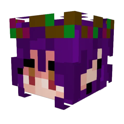Stohhhh Minecraft avatar head, 3D render