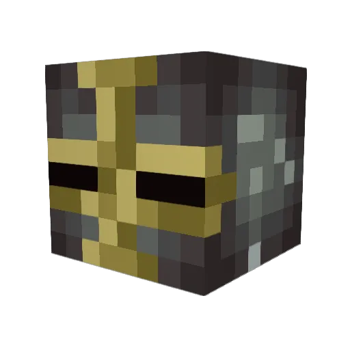StoicGuardian Minecraft avatar head, 3D render