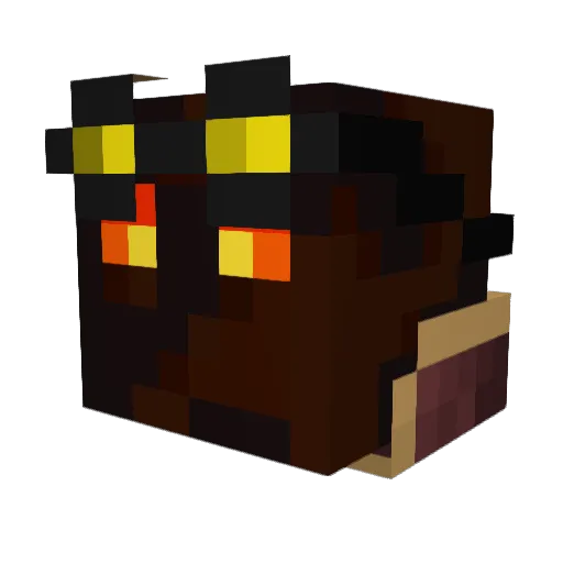 StoicJ Minecraft avatar head, 3D render