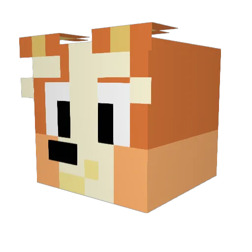 Stokie1712 Minecraft avatar head, 3D render