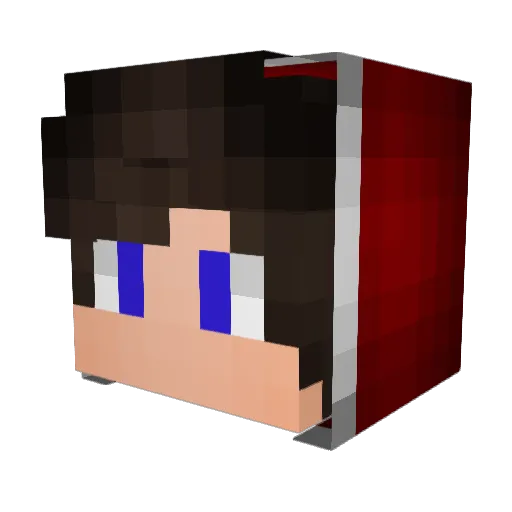 Stokoe_ Minecraft avatar head, 3D render