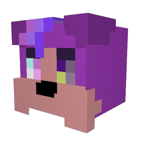 Stokyll Minecraft avatar head, 3D render