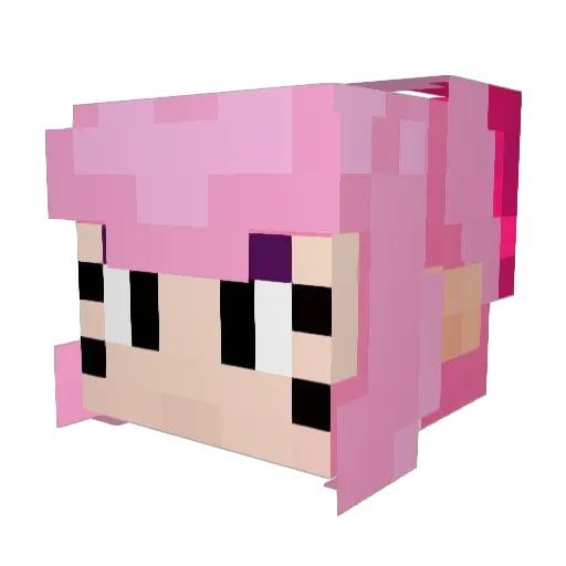 Stolas05 Minecraft avatar head, 3D render