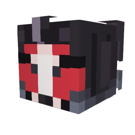 Stolas__Goetia Minecraft avatar head, 3D render