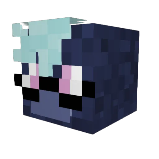 Stolas_daddy Minecraft avatar head, 3D render