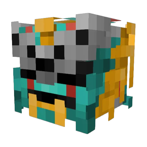 StoleTheKids Minecraft avatar head, 3D render