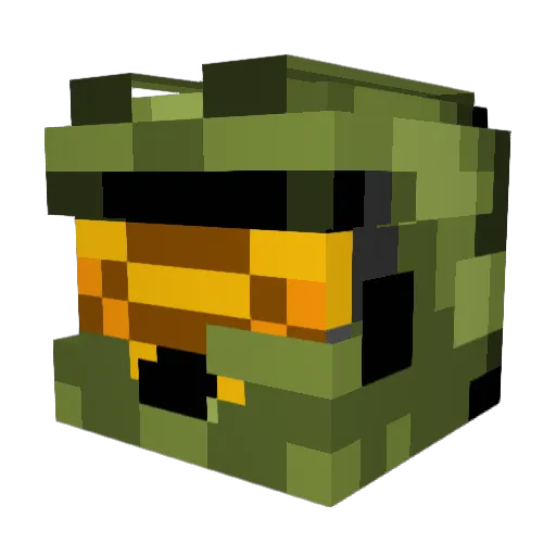 Stolzo Minecraft avatar head, 3D render