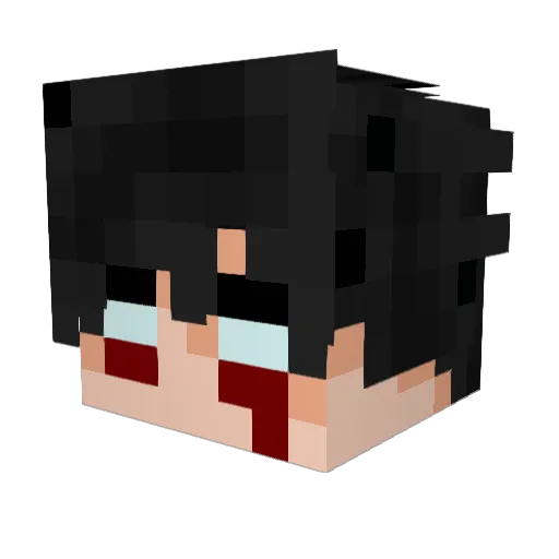 StomBreaker Minecraft avatar head, 3D render